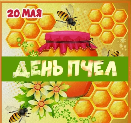 Красивые открытки с Днем пчёл