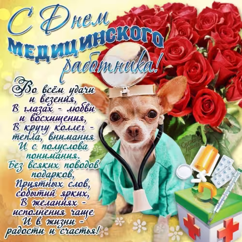 Прикольные картинки с Днём медика