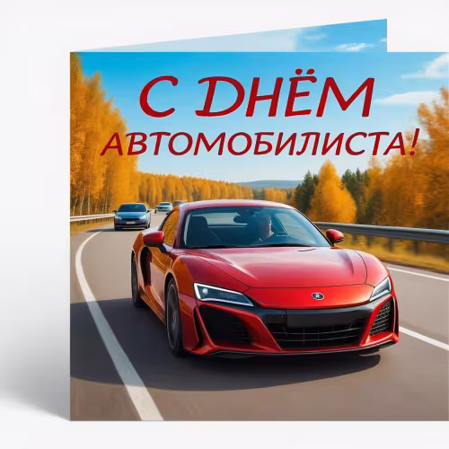 Красивые открытки с Днем автомобилиста