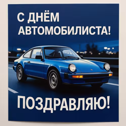 Красивые открытки с Днем автомобилиста