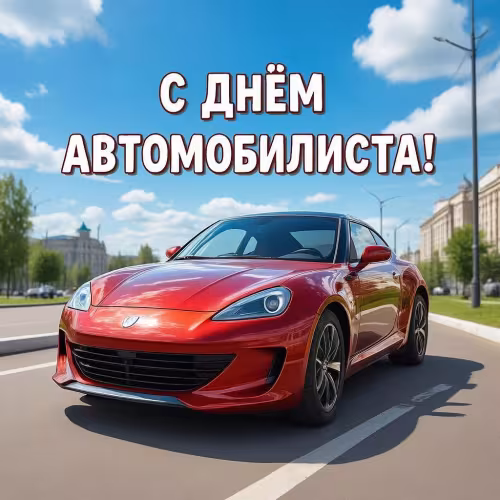 Красивые открытки с Днем автомобилиста
