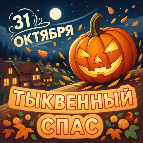 Прикольные картинки с Тыквенным Спасом