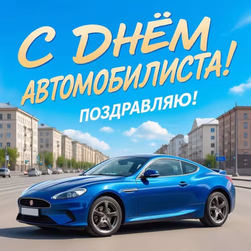 Красивые открытки с Днем автомобилиста