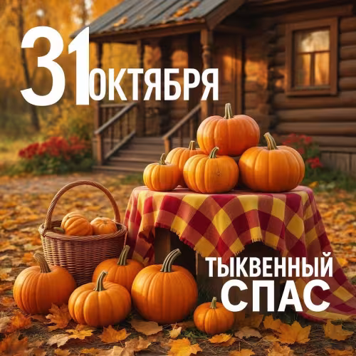 Красивые открытки на Тыквенный Спас