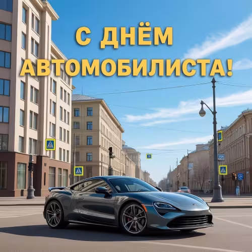 Красивые открытки с Днем автомобилиста