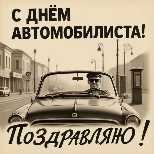Мужчине с Днем автомобилиста: открытки и картинки