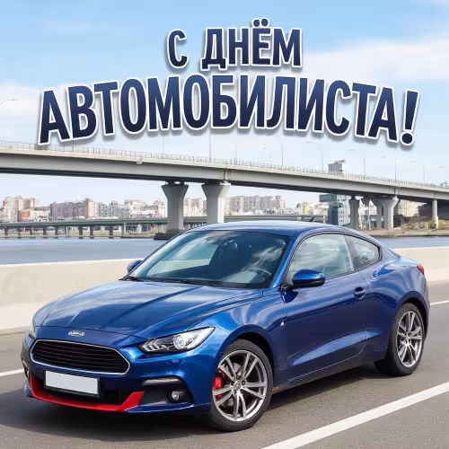 Красивые открытки с Днем автомобилиста