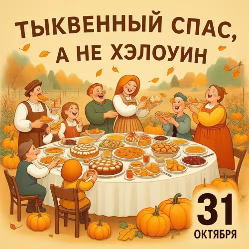 Тыквенный Спас, а не Хэллоуин: картинки с надписями