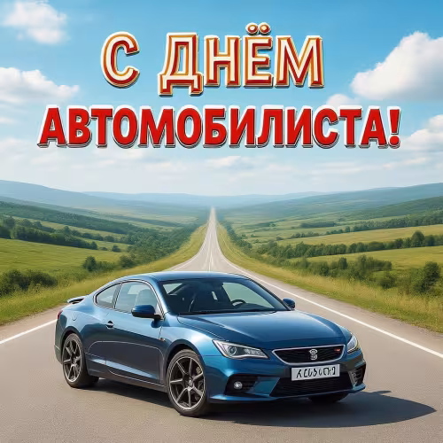 Красивые открытки с Днем автомобилиста
