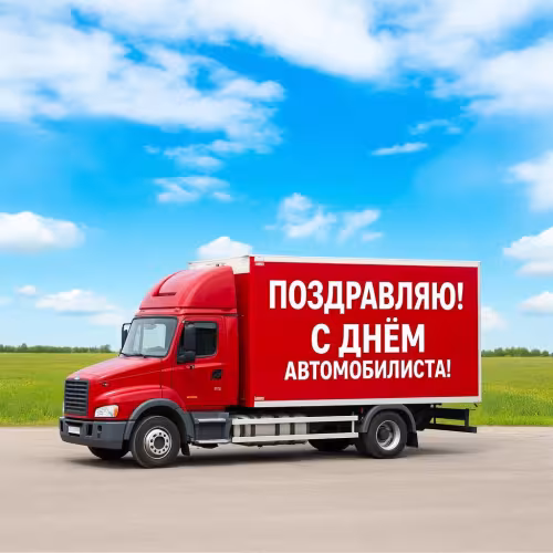Открытки дальнобойщику с Днём автомобилиста