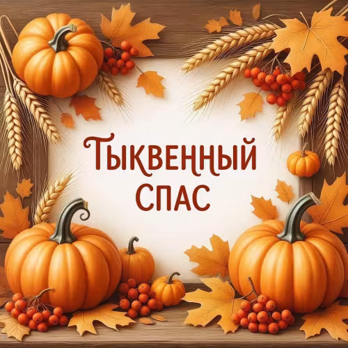 Красивые открытки на Тыквенный Спас