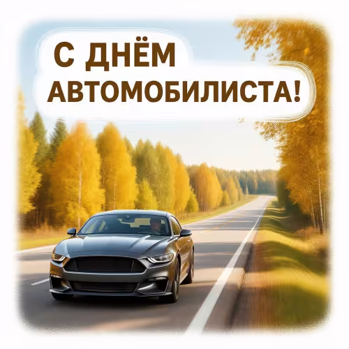 Красивые открытки с Днем автомобилиста