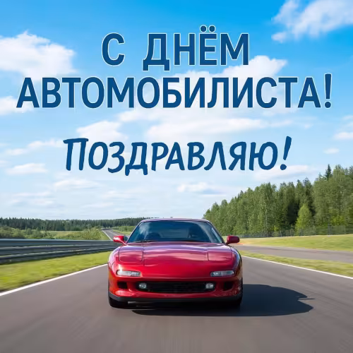 Красивые открытки с Днем автомобилиста