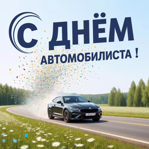 Красивые открытки с Днем автомобилиста
