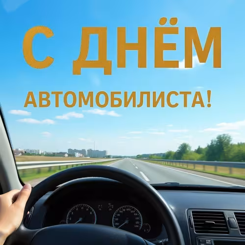 Красивые открытки с Днем автомобилиста